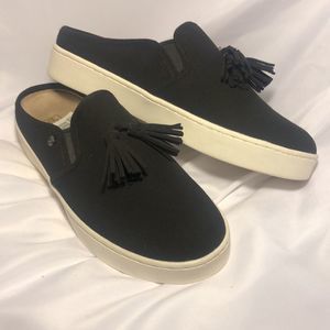 NWOB | Women’s Spenco Celine Orthotic Slide Mules | Slip- On with Tassel | Black